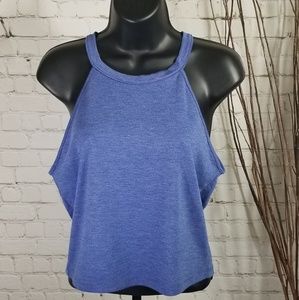 SOLD-Zara Trafaluc High Neck Crop Tank Sz L